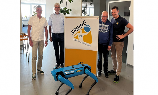 Roboter-Hund zu Besuch bei BHF